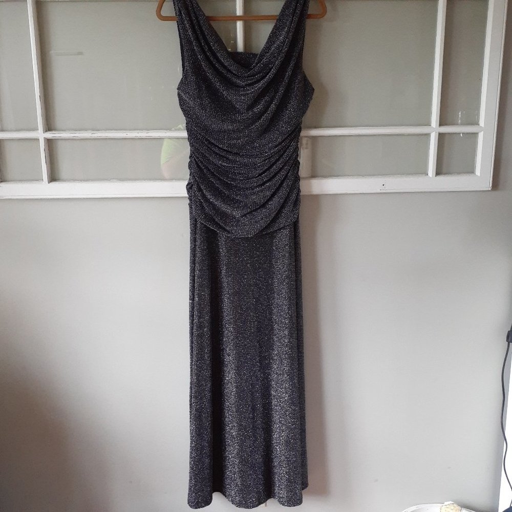 R & M Richards Mother of the Groom/Bride Dress Size 14W Black
